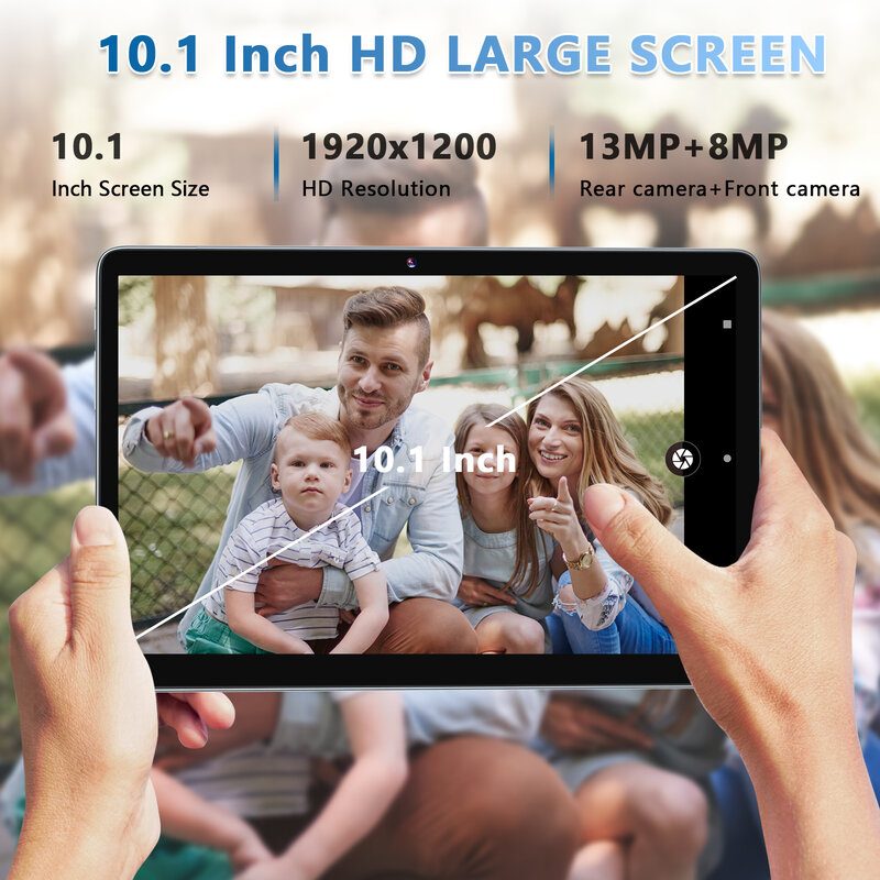 Belle-Tablette Android 13 de 10.1 Pouces avec Wifi, GPS, Type-C, pour Enfant, Série DT10, DT20, DT40, DT50, KT10, IPS HD, 4/6 Go de RAM + 128 Go