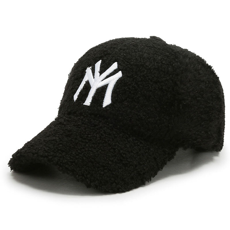 Jesień zima wełna czapka z daszkiem moje haftowane zewnątrz kobiety mężczyźni ciepłe czapki Snapback regulowany Unisex Bill Hip Hop tata kapelusz DP030