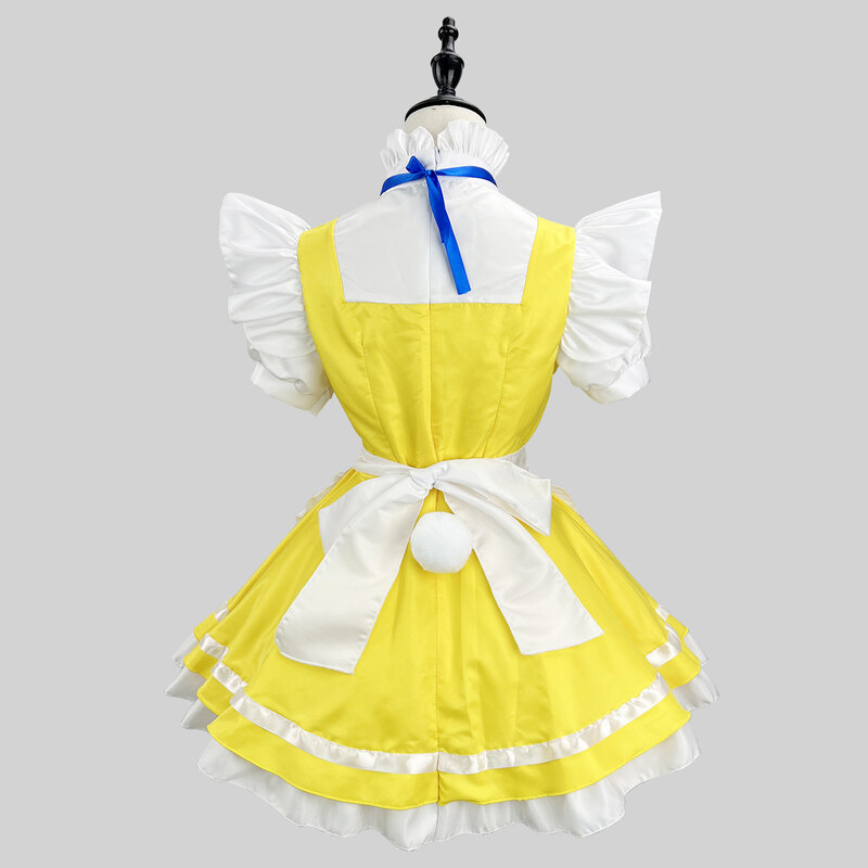 Plus Size 5XL Madi Cosplay Costumes Yellow Apron Lolita Dress Party Japanese Animation Show Lovely Princess Outfits Clothes