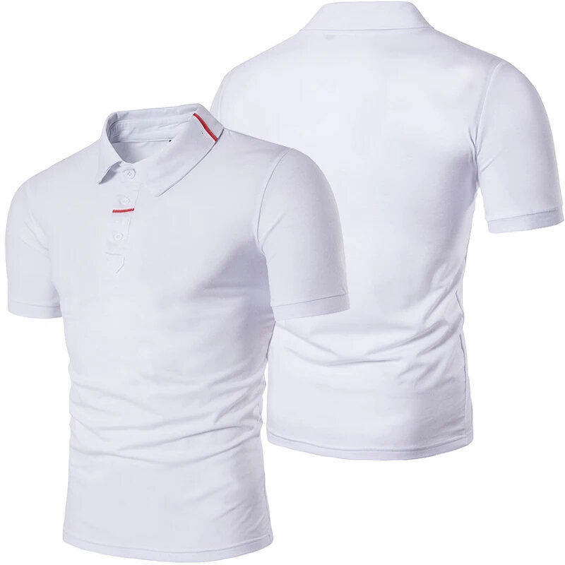 HDDHDHH Brand Printing Summer Casual Polo New Men Short Sleeve Business Shirt Fashion Design Tops Tees