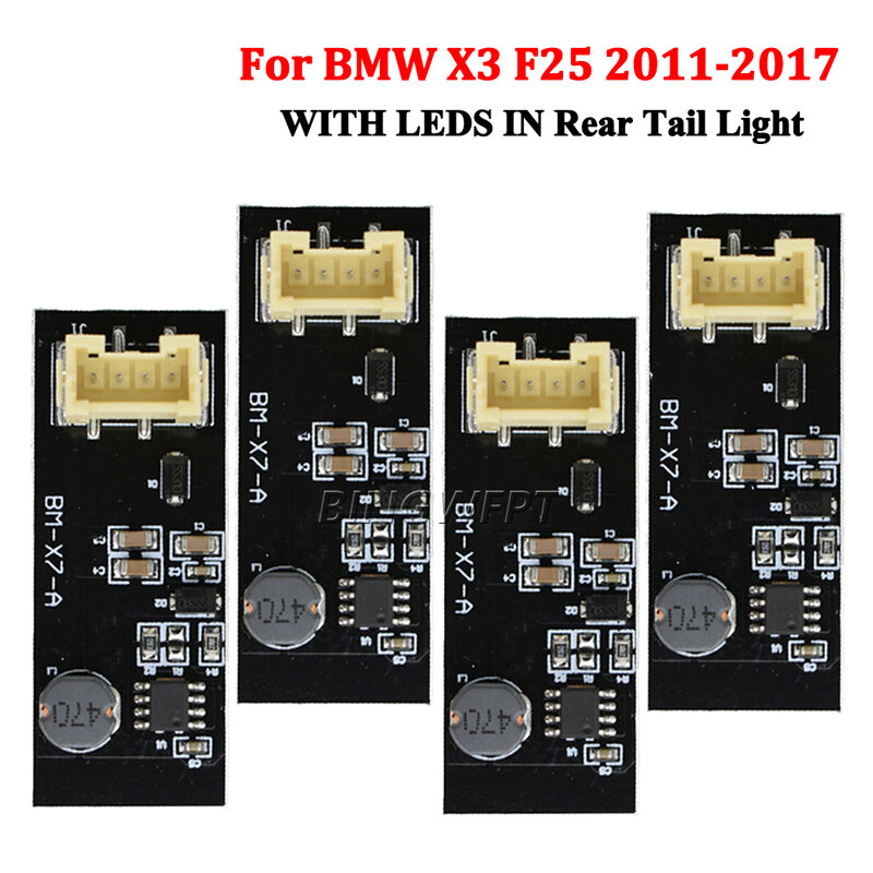 Для BMW X3 F25 2011-2017, задний драйвер F25 B003809.2 светодиодный подключи и играй, ремонт, запасная плата, задняя фонарь
