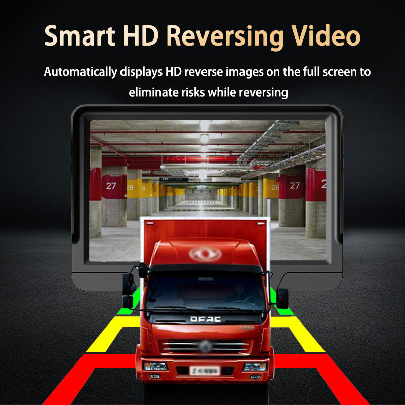 7-дюймовый IPS AHD автомобильный монитор с 2CH автомобильной камерой Starlight ночного видения BSD система резервного видеозаписи для слепых зон для автобуса грузовика