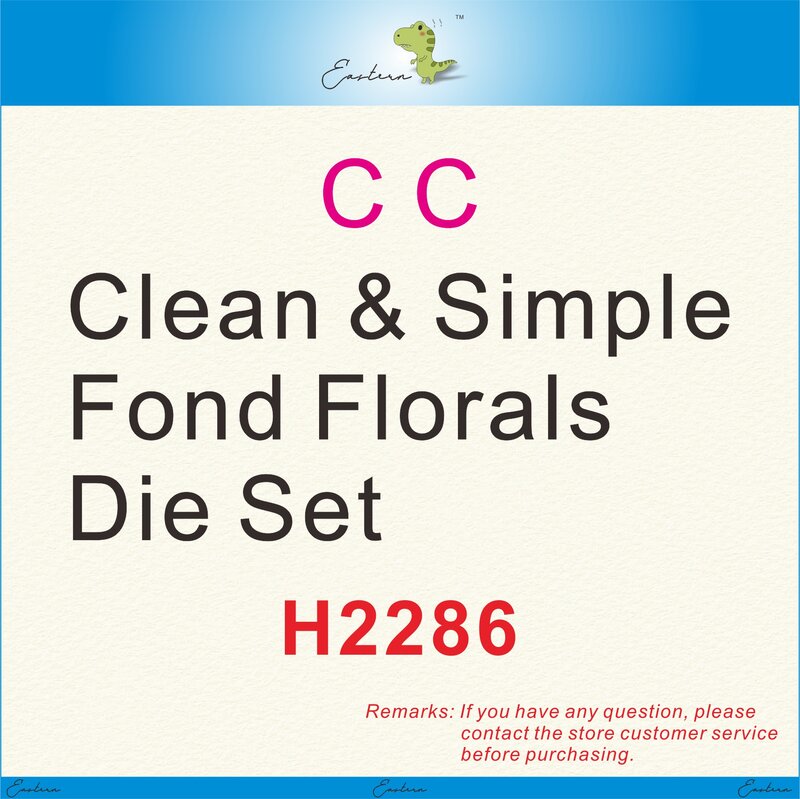 Clean & Simple Fond Florals Die Set metal cutting dies 2024 new diy mold Scrapbooking Paper Making die cut craft Printed Sheet