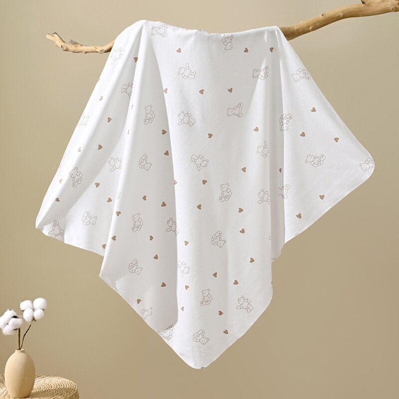 2024 New Baby Swaddle Blanket Hooded Stroller Wrap Sleeping Bag for Infant Boys Girls Breathable Sleep Sack Newborn Crib Bedding