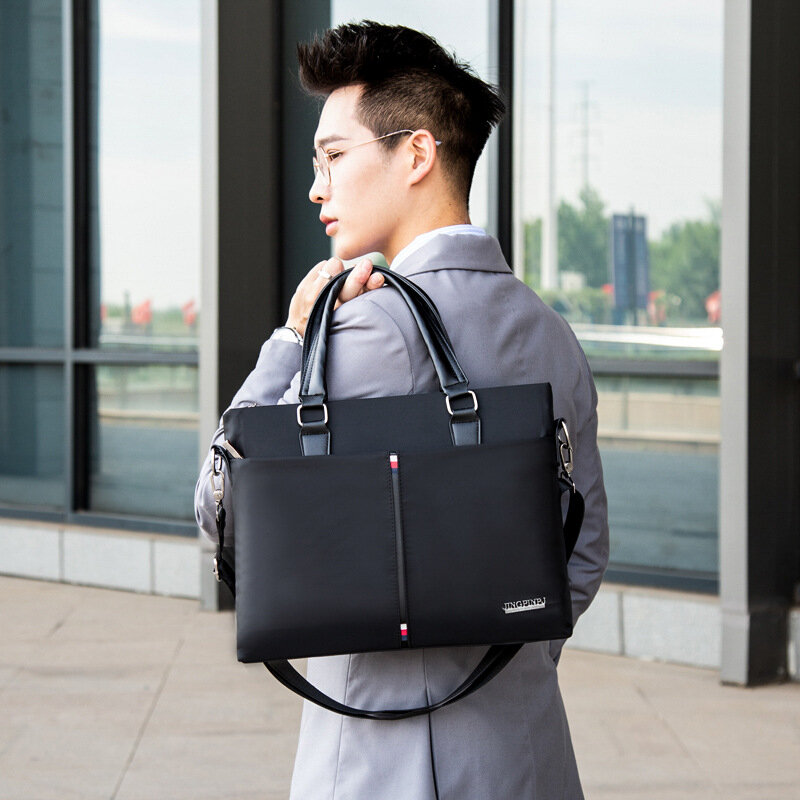 새로운 패션 서류 가방 옥스포드 방수 Unisex 핸드백 인과 남자 '어깨 크로스 바디 가방 노트북 메시지 가방 여행 가방
