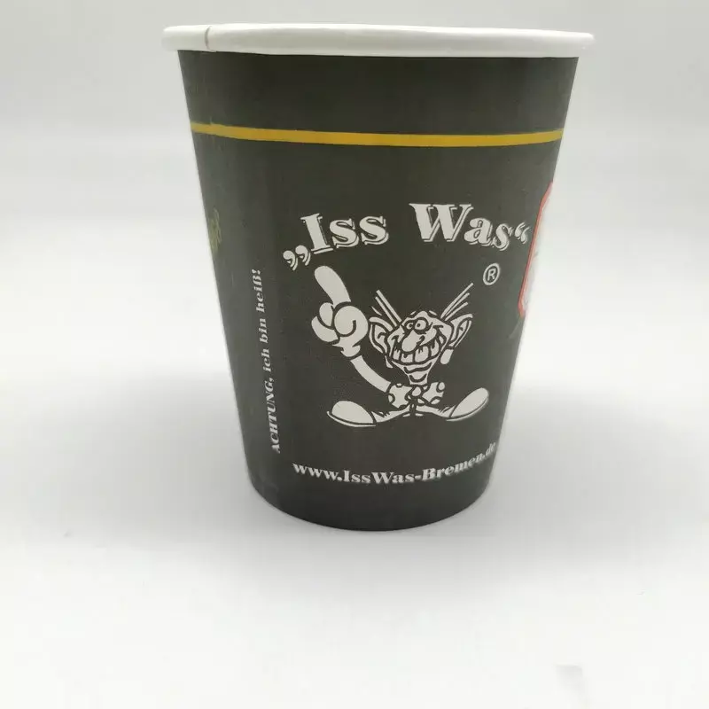 Customized productpaper cup 9oz with handle recyclable disposable paper coffee cups with lids