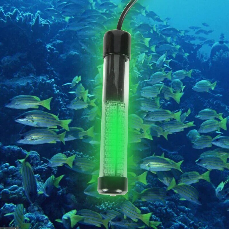 Lampu bawah air memancing IP68, Anti korosi, lampu ikan LED tetesan dalam 18W