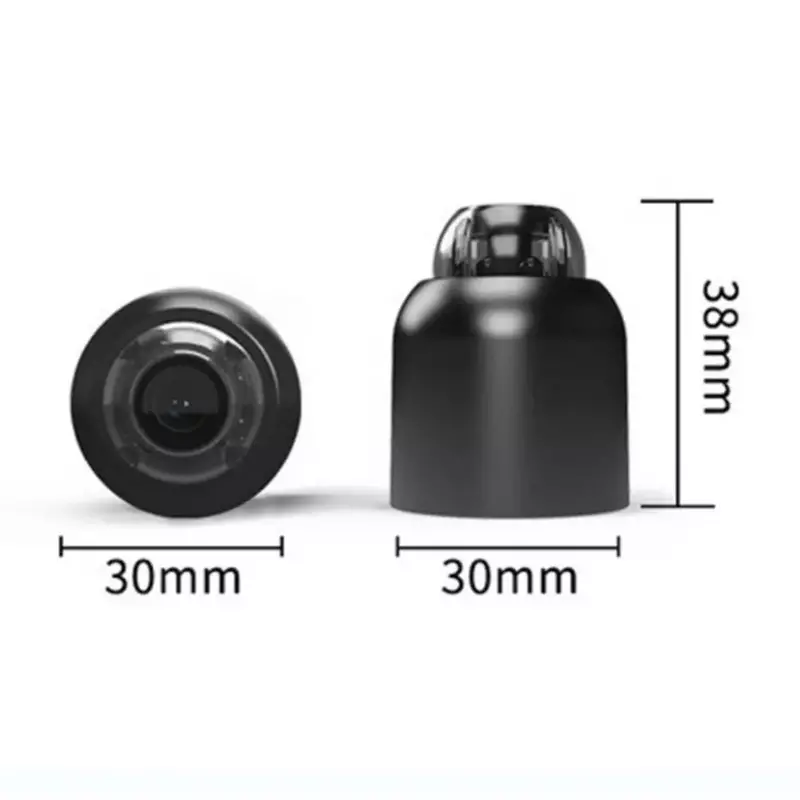 Kamera WiFi Mini 1080P HD X5, detektor suara termasuk kontrol aplikasi untuk rumah kantor 140 derajat Monitor bayi USB mikro