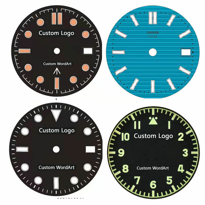 Uhr Angepasst Service Logo/Texte Drucken