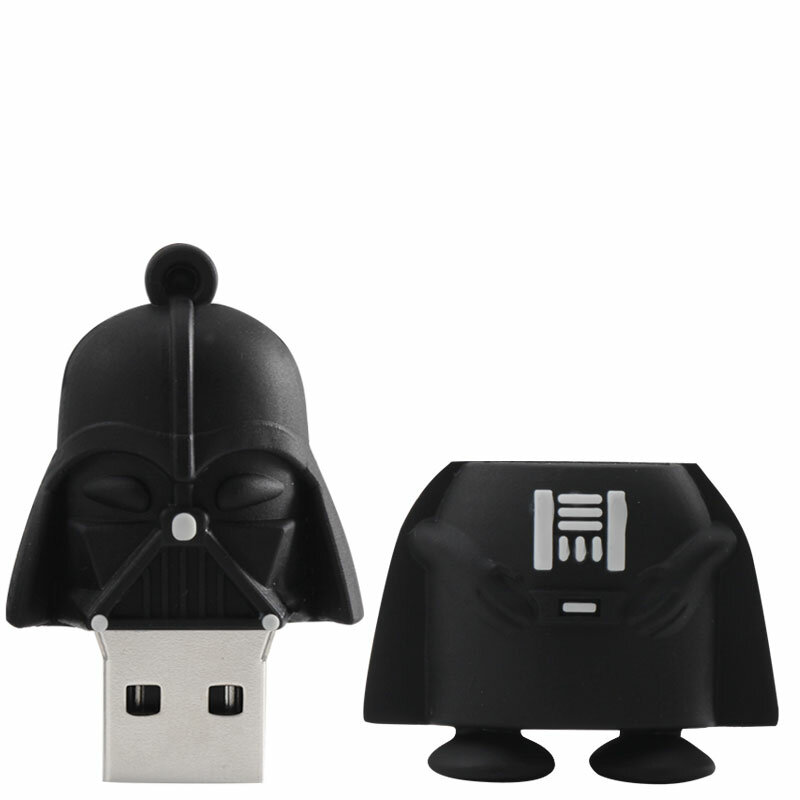 Unidad Flash USB de soldado de dibujos animados, Pendrive de soldado espacial de 64GB, 128GB, 32 GB, 16GB, 2,0