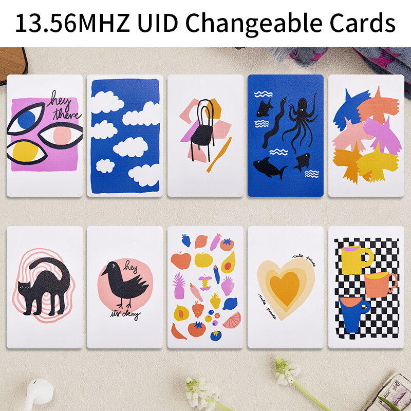 5/10/20pcs UID Card 13.56MHz Block 0 Sector Writable IC Cards Clone Changeable Smart Keyfobs Key Tags 1K S50 RFID Access Control