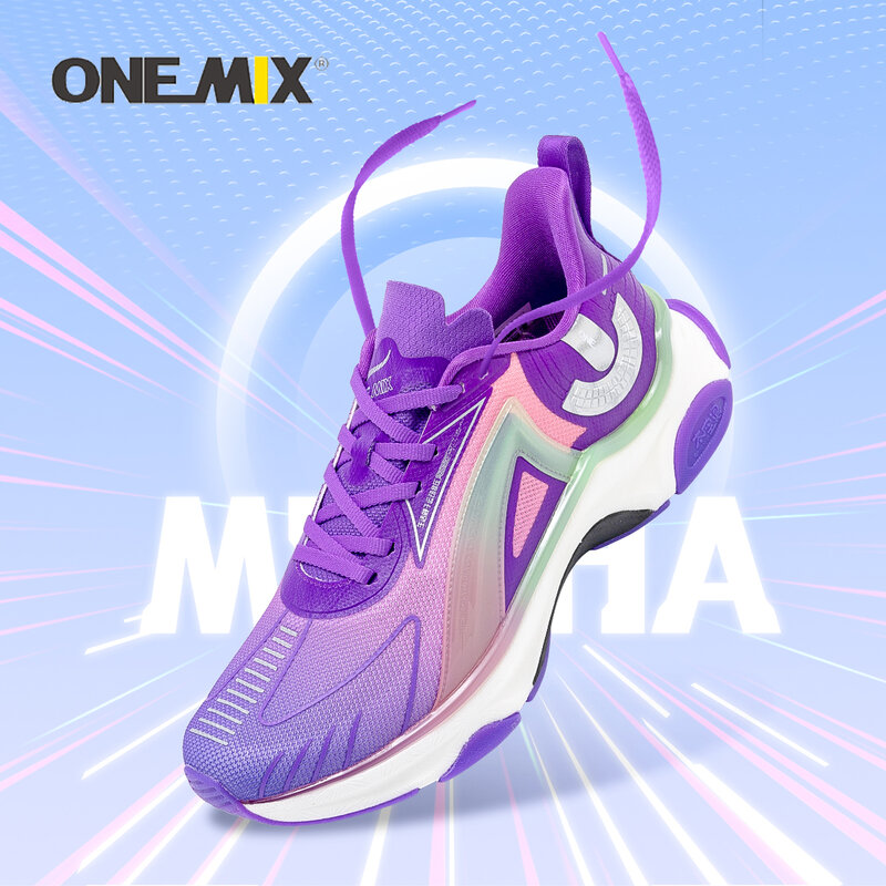ONEMIX-Zapatillas deportivas para hombre y mujer, zapatos transpirables resistentes al desgaste para caminar, entrenamiento, Fitness, trotar, color rojo, 2023