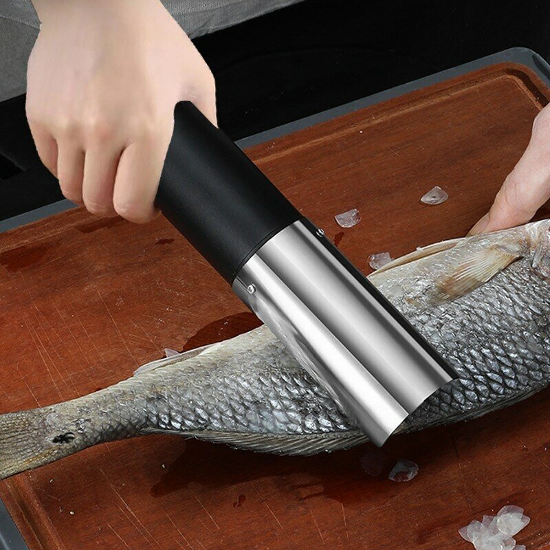 1 Stück drahtlose tragbare elektrische Fisch Scaler USB-Aufladung Fischs chuppen Hobel Fisch reiniger Schaber Meeres früchte Messer Werkzeuge Küche