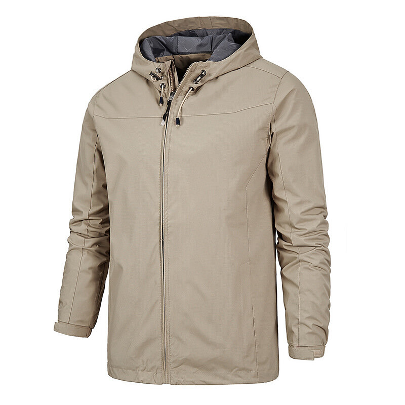 MCSORELY 2022 wiosna własne Logo męska kurtka ręcznie wykonany nadruk płaszcz z suwakiem wiatroszczelna wodoodporna kurtka Unisex kurtki outdoorowe odzież sportowa