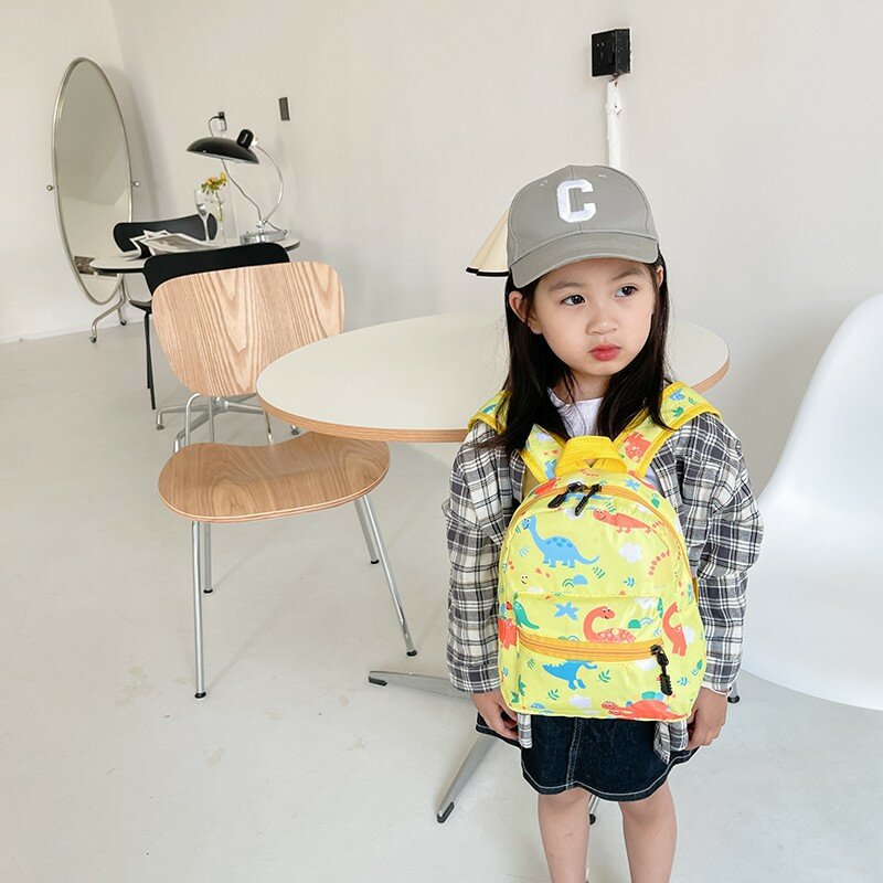 Personalized customized children's bag Oxford cloth cartoon dinosaur pattern backpack, kindergarten baby backpack