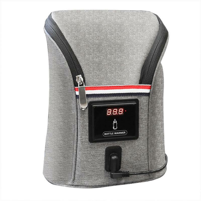 Scaldabiberon USB per auto scaldabiberon portatile da viaggio biberon per neonati coperchio riscaldato termostato isolante riscaldatore per alimenti