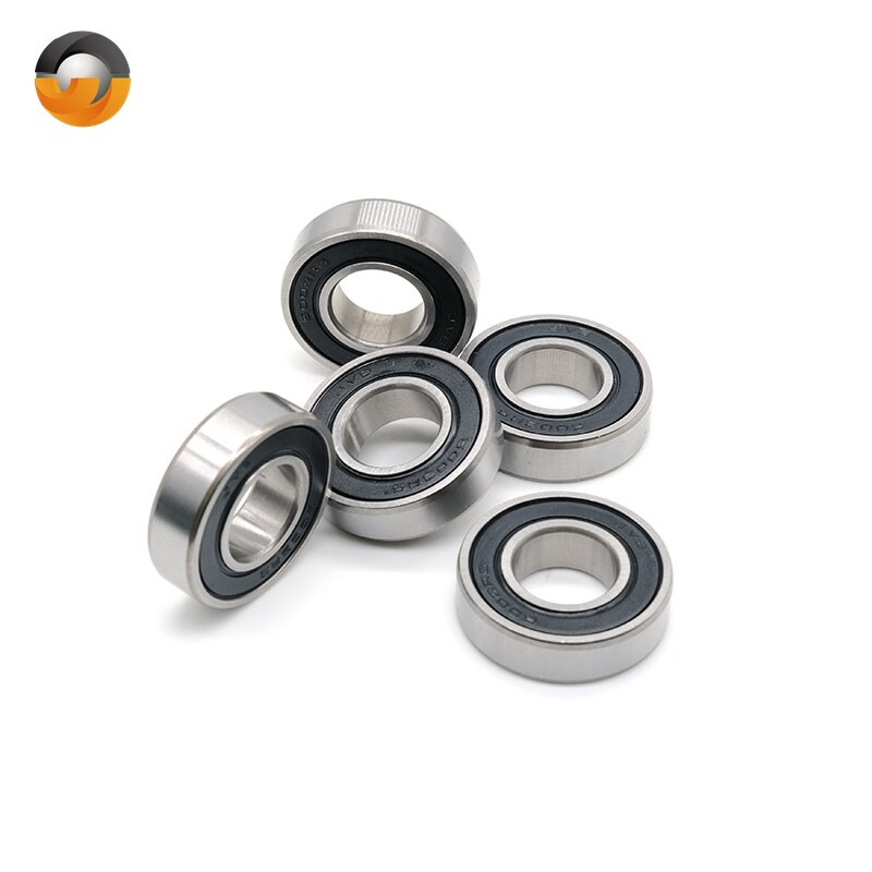 2pcs/lot 6003RS Motor Grade Deep Groove Ball Rolling Bearings 6003-RS 6003RS 17*35*10mm High Quality Bearing Steel