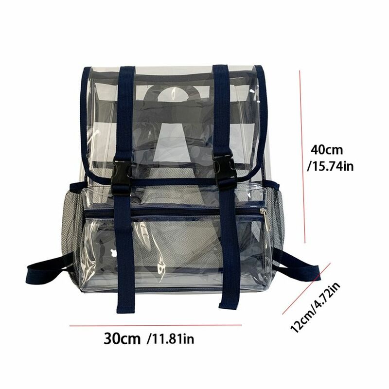 Bolsa de PVC para deportes de equitación, bolsa de ocio para acampar, bolsas de Yoga, mochila de viaje al aire libre, mochila transparente, bolsa deportiva portátil