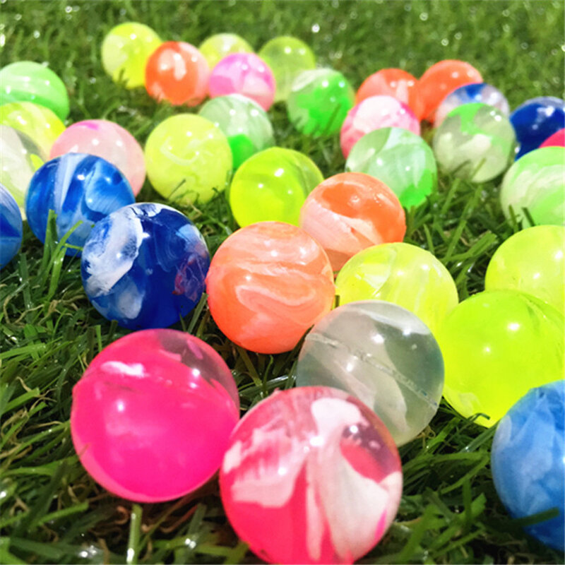Rubber Bouncing Balls for Jumping, Jogos de Desporto, Swirl Colorido, Cloud Bouncy, 19mm, Jumping