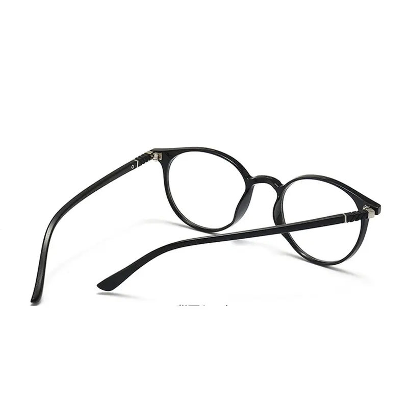 Retro  Okrągłe damskie retro ponadgabarytowe ultralekkie wygodne progresywne wieloogniskowe okulary do czytania +0,75 do +4