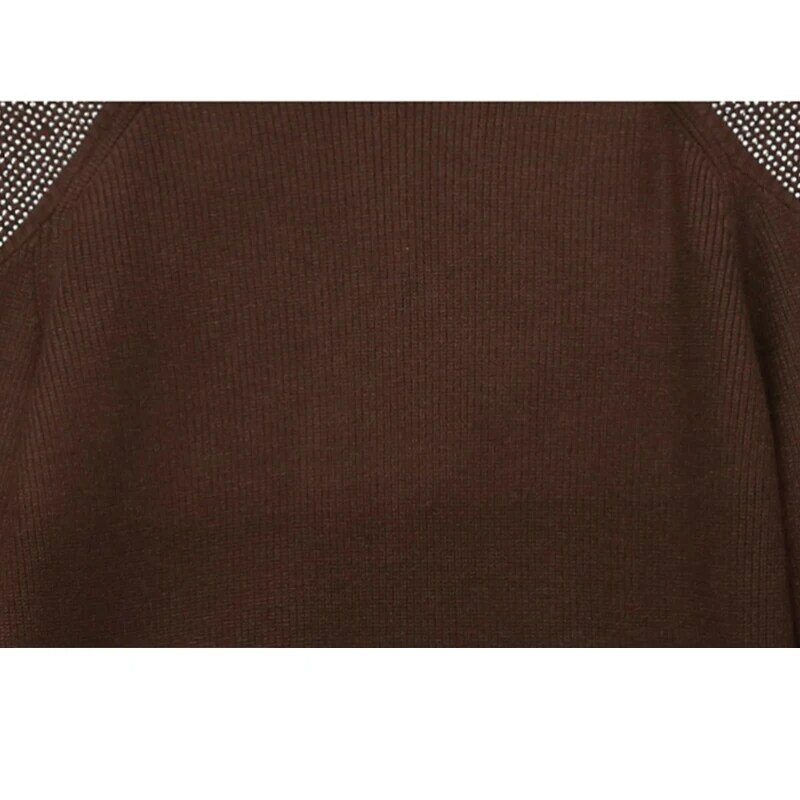 Осенне-зимняя европейская одежда, вязаные теплые свитера, шикарный сексуальный женский пуловер OL с открытыми плечами, Удлиненная рубашка, новинка 2022 года, топы 1105