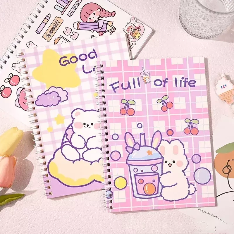 Double-sided Release Paper Hand Account Tape Sticker Cartoon Character Material Loose-leaf Illustration Book Storage Book