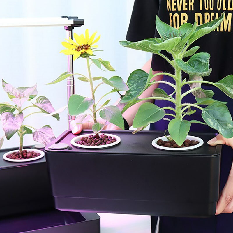 Sistema de cultivo hidropónico para interiores, plantador de flores vegetales, accesorios de sistema hidropónico Vertical, equipo de jardinería inteligente