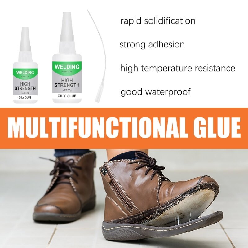 3x Jue Fish Glues Jue Fish Welding High-Strength Oily Glues Jue Fish Multifunctional Glues Shoe Glues Repair Adhesive