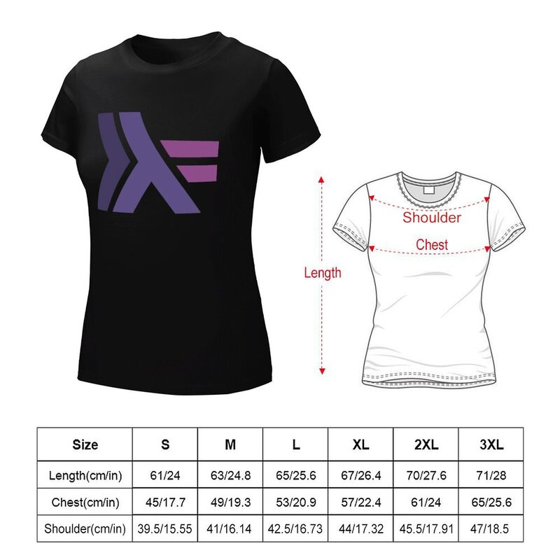 Haskell T-Shirt übergroße Sommer Top koreanische Mode T-Shirts Frau