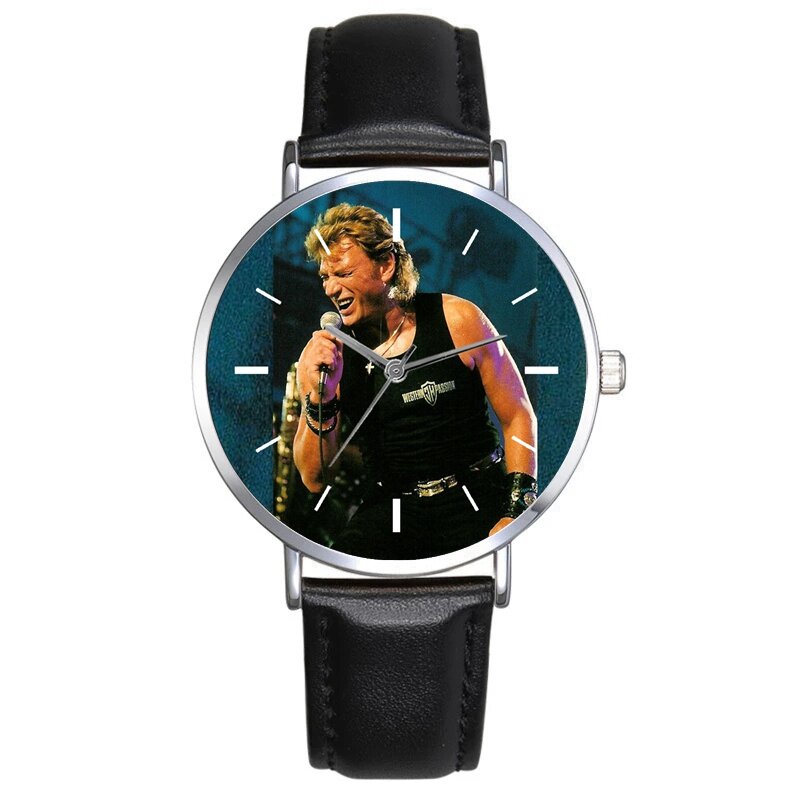 หลาย Johnny Hallyday นาฬิกาผู้หญิงนักร้อง Rock ภาษาฝรั่งเศสคำแฟน