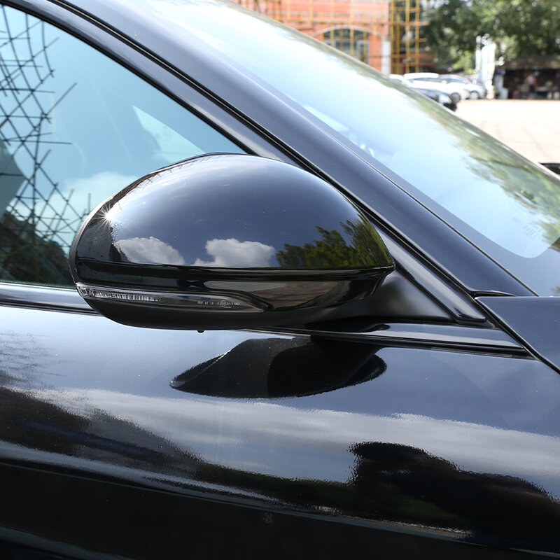 من أجل ألفا روميو جيوليا 2017 2018 2019 2020 ABS ألياف الكربون سيارة الجانب مرآة الرؤية الخلفية تزيين غطاء الكسوة ملصق اكسسوارات السيارات