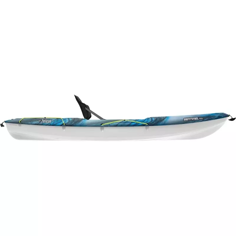 Pelican Sentinel 100X-Kayak Sit-on-top, Kayak recreativo para una persona, 10 pies