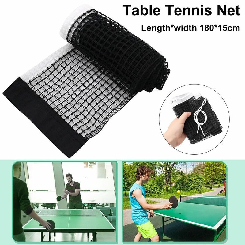 Red de tenis de mesa portátil, accesorios deportivos, Red de mesa de poliéster retráctil, redes de pelota de Ping Pong, escritorio de oficina