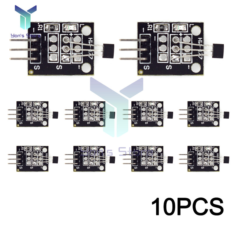 1/10 pz KY-003 modulo sensore magnetico Hall per Arduino AVR Smart Cars kit di avviamento fai da te