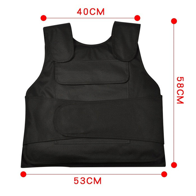 High Manganese Steel Hard Anti-stab Vest Body Security Anti Cutting StabbingTactic Military Stimulate Vest Defence Thorn Clothes