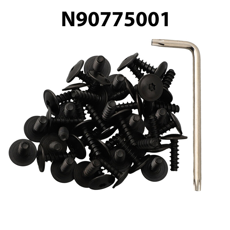 Golf N90775001 Car Fender Liner Screw Splash Guard Screws T25 Torx Drive  Easy to Install and Reliable Replacement