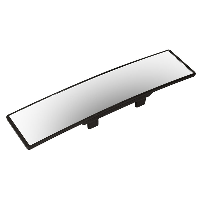 Ampla curva convexa espelho panorâmico, clipe de borracha, Anti Glare Interior espelho retrovisor, espelho retrovisor, 285mm