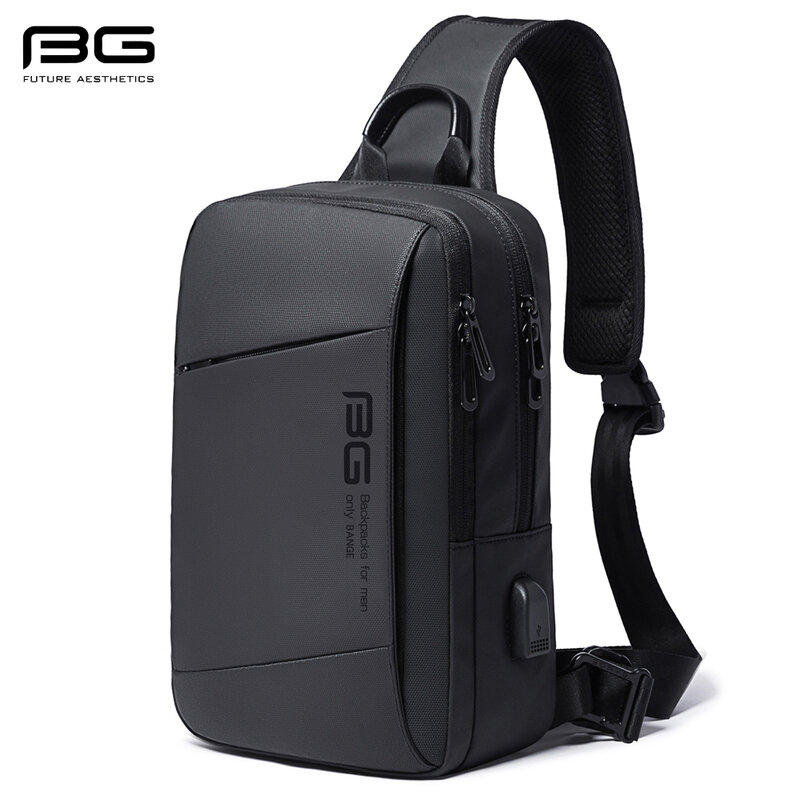 Новинка, улучшенная дорожная сумка-мессенджер BANGE для мужчин и женщин, сумка на плечо для отдыха с одинаковой нагрудной сумкой, Сумка с USB-зарядкой