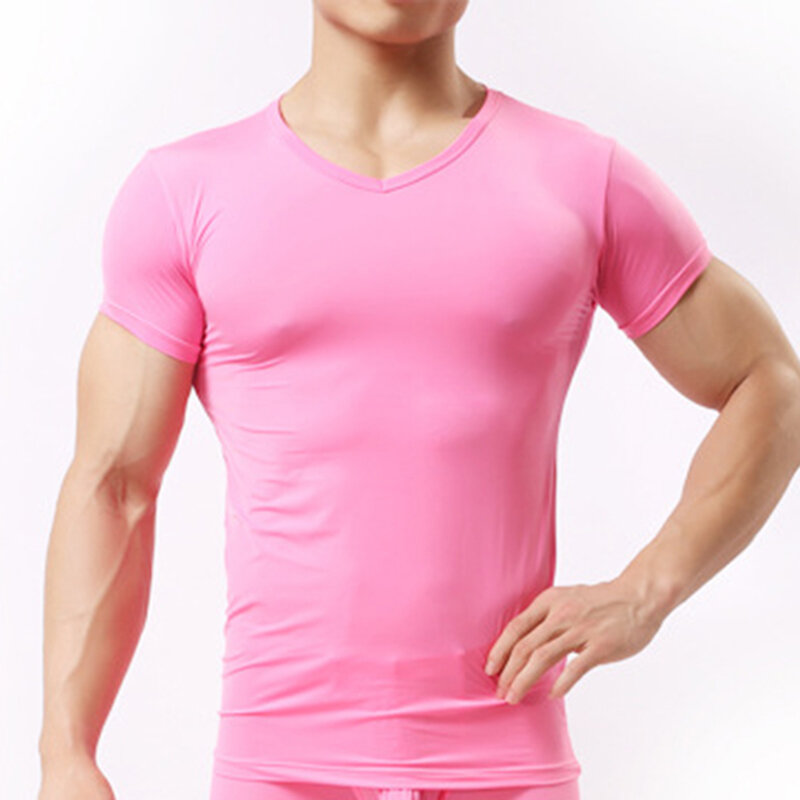 เสื้อซับในเต็มตัวของผู้ชายเสื้อซีทรูซีทรูผ้าตาข่ายลายน้ำแข็งสำหรับกางเกงในเพาะกายฟิตเนสเซ็กซี่