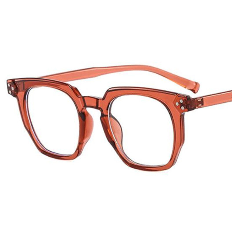 Óculos irregulares com polígono Ornamentais Moda Óculos Ópticos, Unisex Arroz Unhas Óculos, Simplity Eyewear