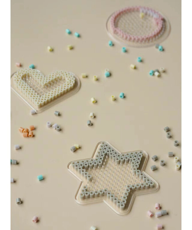 PUPUKOU-Hama Fuse Beads, Fuse Iron Beads, DIY Inteligência, Brinquedos Educativos, Puzzle, 100g, 5mm