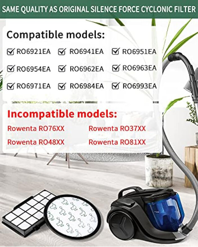 Filter pengganti untuk Rowenta x-trem Power Cyclonic vacuum cleaner RO6941EA RO6951EA ro69663ea RO6971EA RO6984EA RO6993EA