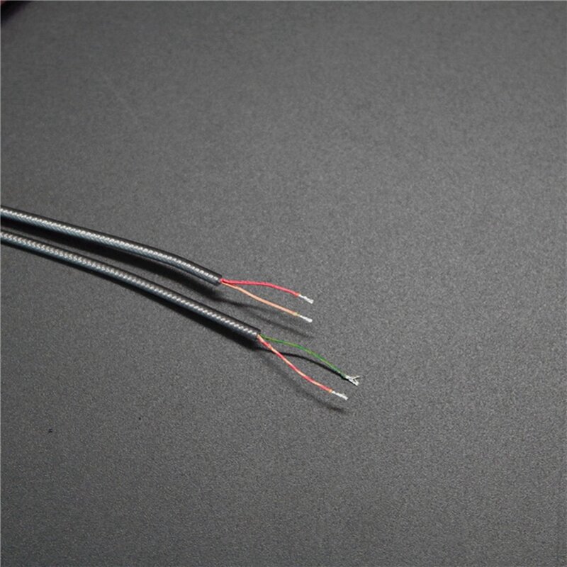 DIY Earphone Cable with Mic Controller Repair Replacement for Headphone