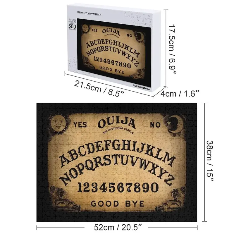 Ouija board Jigsaw Puzzle Wooden Name Diorama Accessories Custom Gifts Custom Wood Personalized Gift Married Puzzle
