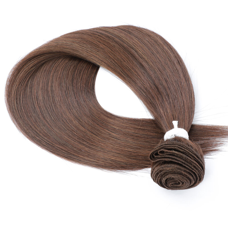 Bundel rambut lurus ekstensi Ombre halus tenun rambut 36 inci bundel rambut lurus sintetis Super panjang penuh ke ujung