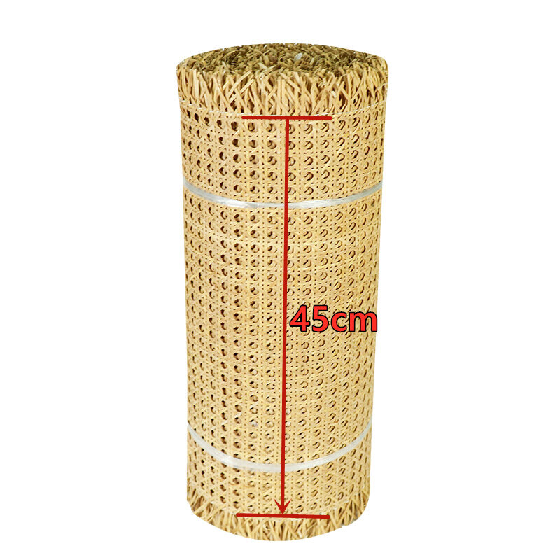 40CM/45CM/50CM X 1 metro foglio di fettuccia di canna naturale vero Rattan fettuccia rotolo sedia tavolo soffitto sfondo materiale per mobili