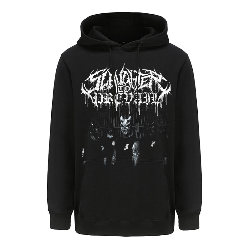 SLAUGHTER TO PREVAIL Russia Rock Heavy Mental Hoodies Mens Long Sleeve Hoody Tops Harajuku Streetwear Oversized Hooded Clothes