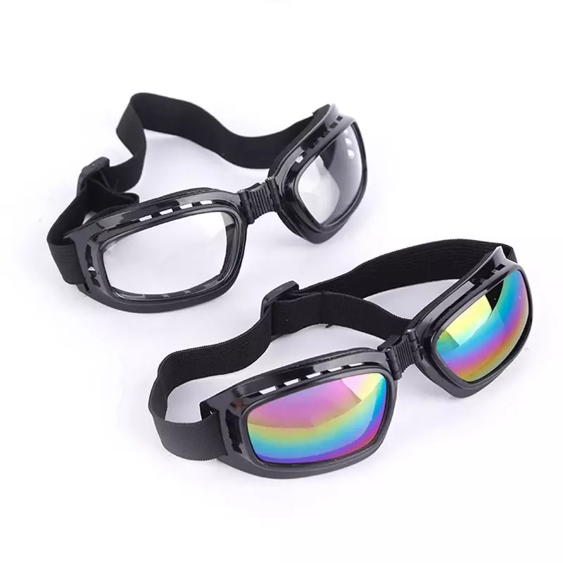 Motocicleta Dobrável Equitação Óculos Anti Glare Anti-UV Óculos de sol Proteção Windproof Sports Goggles Óculos Moto Acessórios