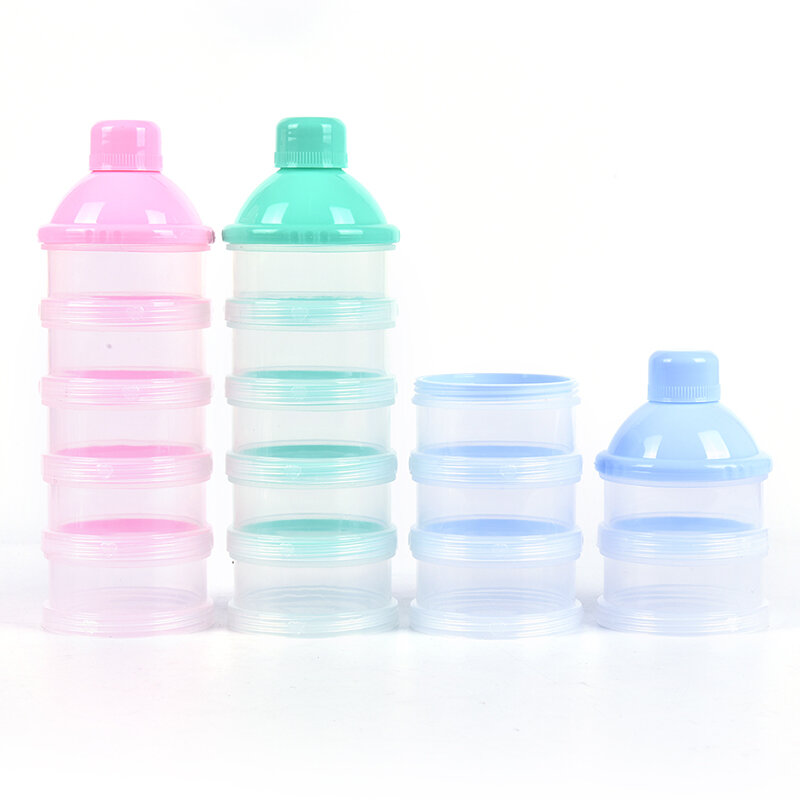 Conteneur de stockage de bouteilles de lait à 5 couches, distributeur de lait Portable pour nouveau-né