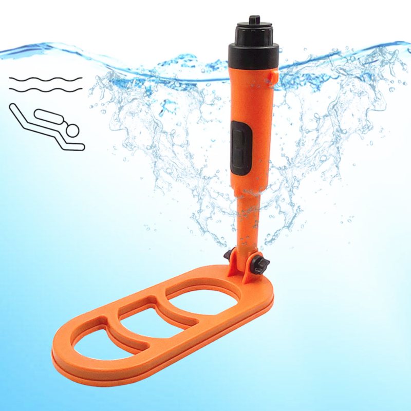 Underwater Scuba Metal Detector Folding Waterproof Coil Pulse Scan Pinpointer Diving Glod Metal Detecting Enhanced Detection